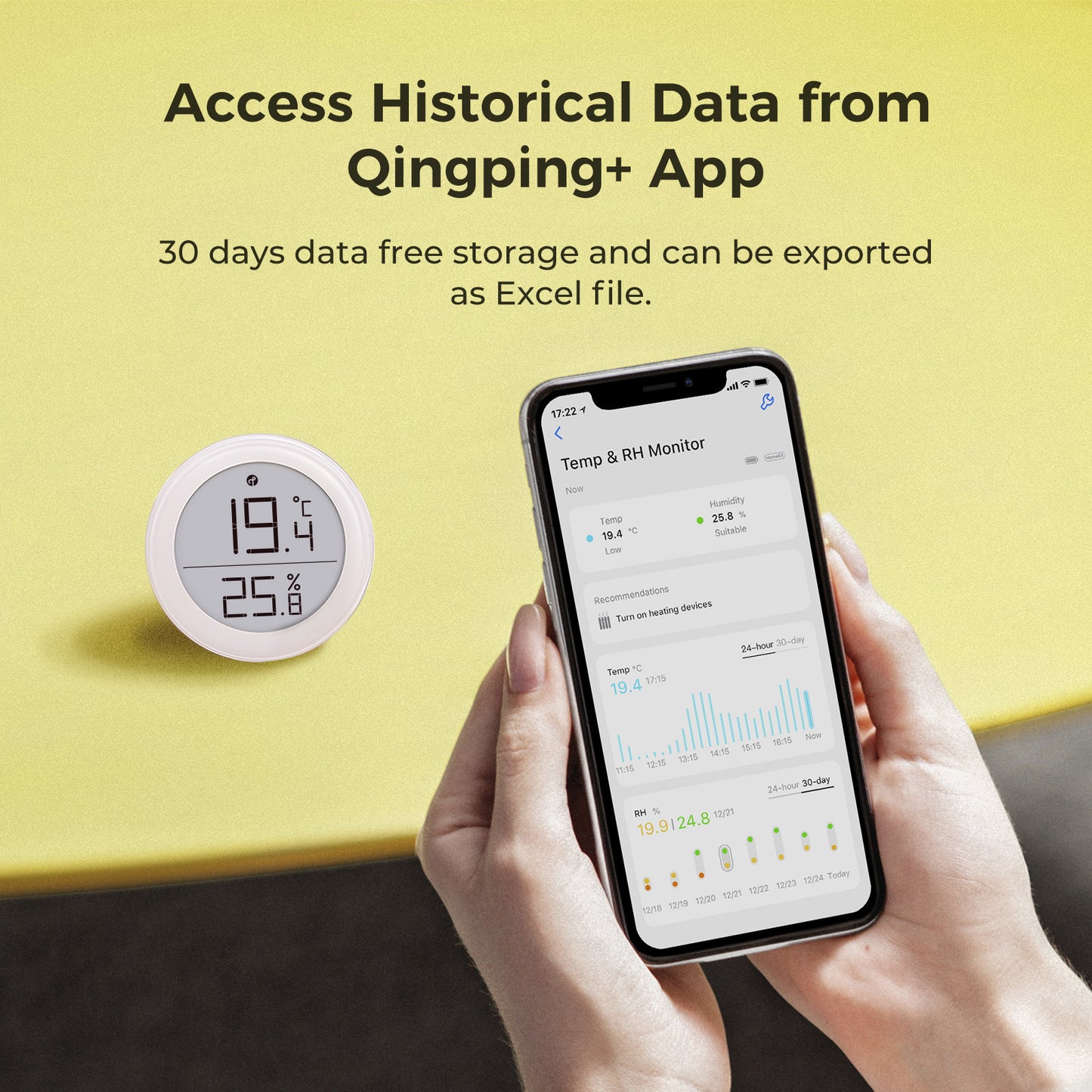 Qingping Temp & RH Monitor T