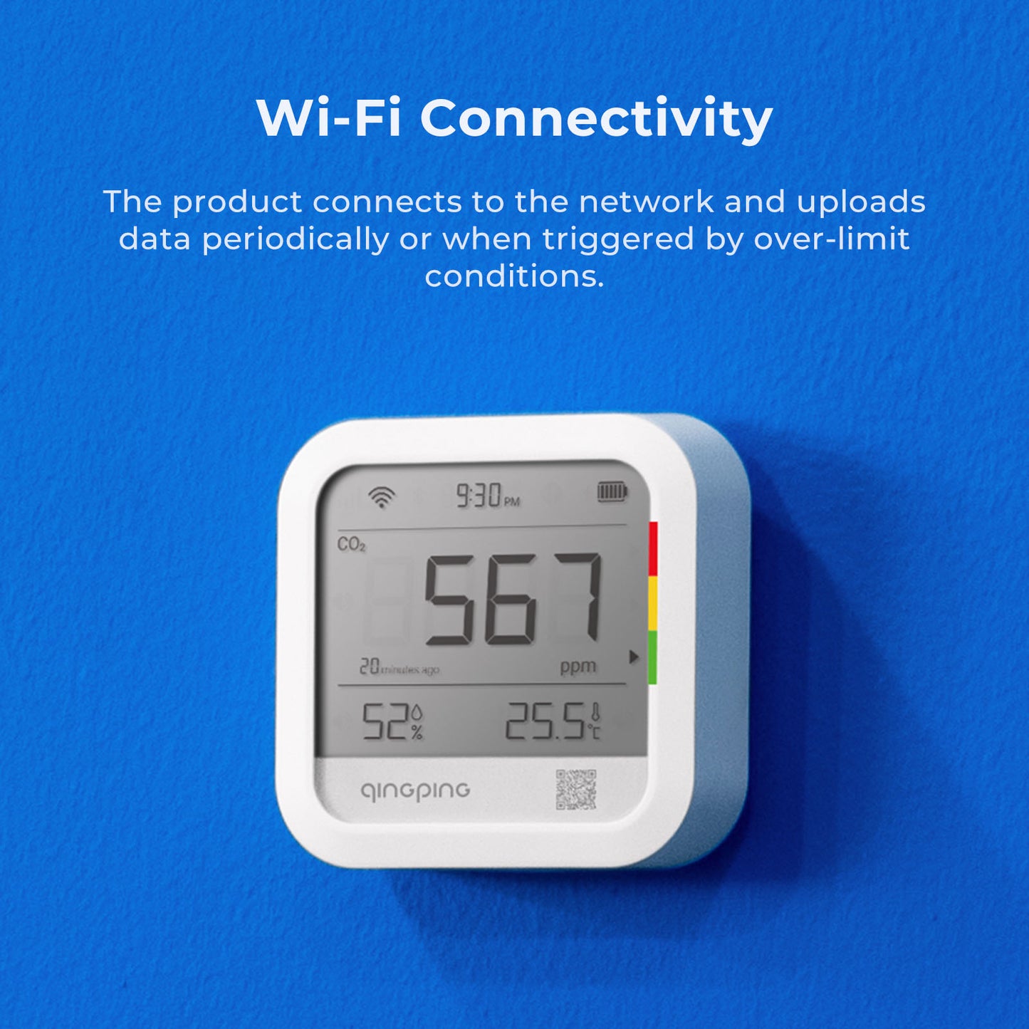 Qingping CO2 & Temp & RH Monitor